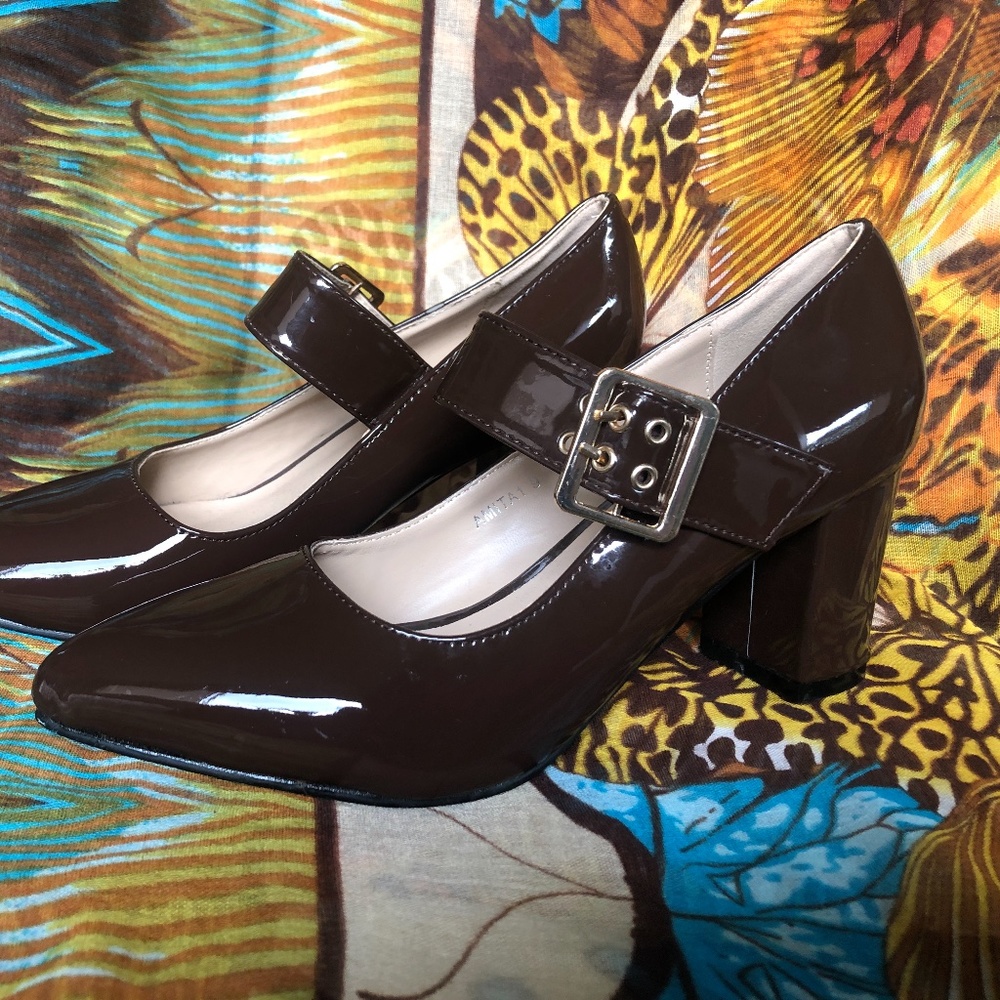 Chocolate Brown Mary Jane Heels